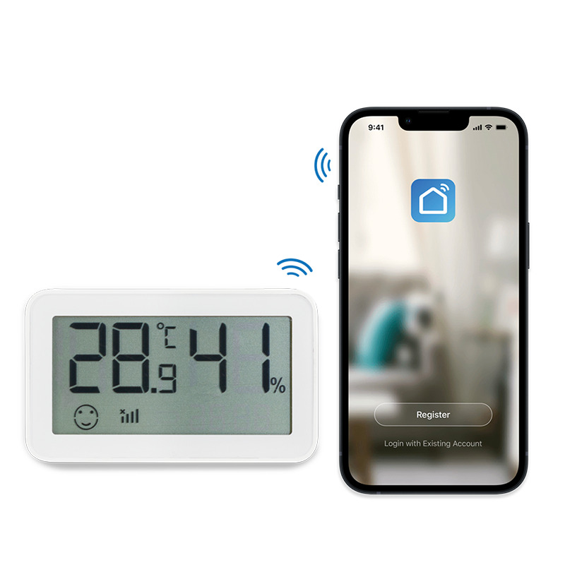 Termoigrometro Wireless Monitoraggio Remoto Wi-Fi App Smart Life I-AIR-TER  Logilink