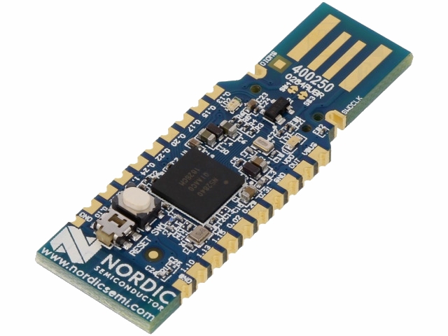 NRF52840 Bluetooth 5/BLE Dongle - GPIO, UART, USB | HELMHOLT.dk ...